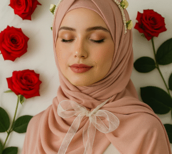 Dusty Pink Chiffon Hijab