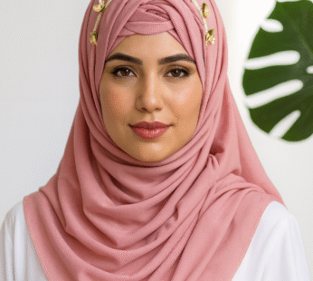 Blush Pink Chiffon Hijab