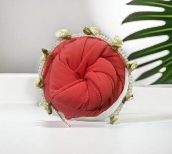Orange Red Chiffon Hijab