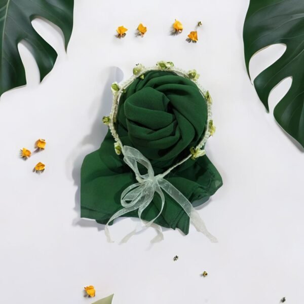 Emerald Green Chiffon Hijab
