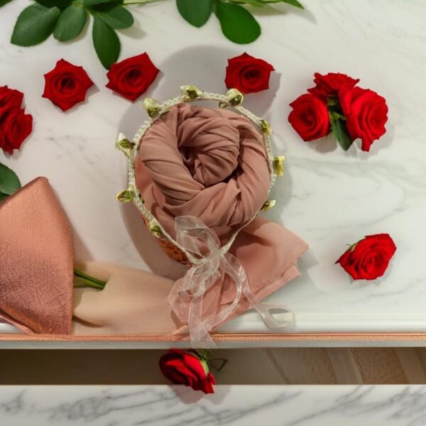 Dusty Pink Chiffon Hijab